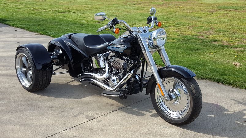 Harley davidson store fatboy trike