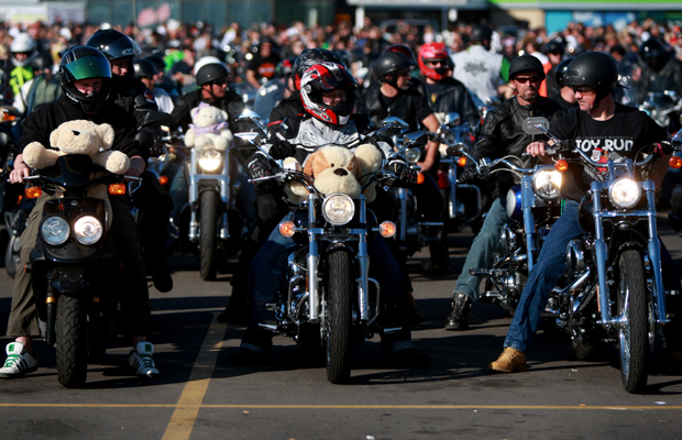 The 28th Annual Edmonton Motorcycle Toy Run on September 25th, 2011